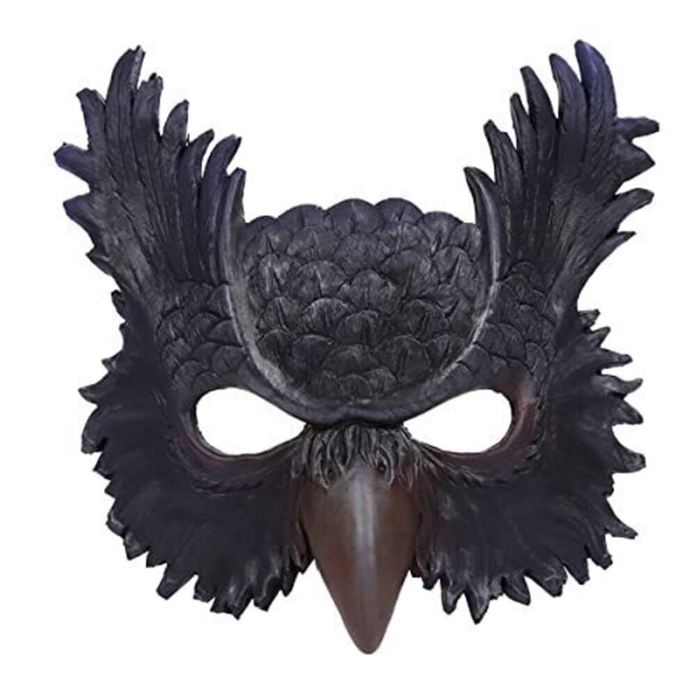 9270 Owl Mask Halloween Masquerade Foam Mask Bird Animal Half Face Mask